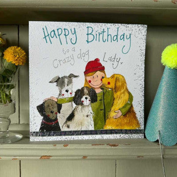Alex Clark Card Dog Lady