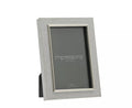 Impressions Grey Faux Wood And Silver Frame 4x6