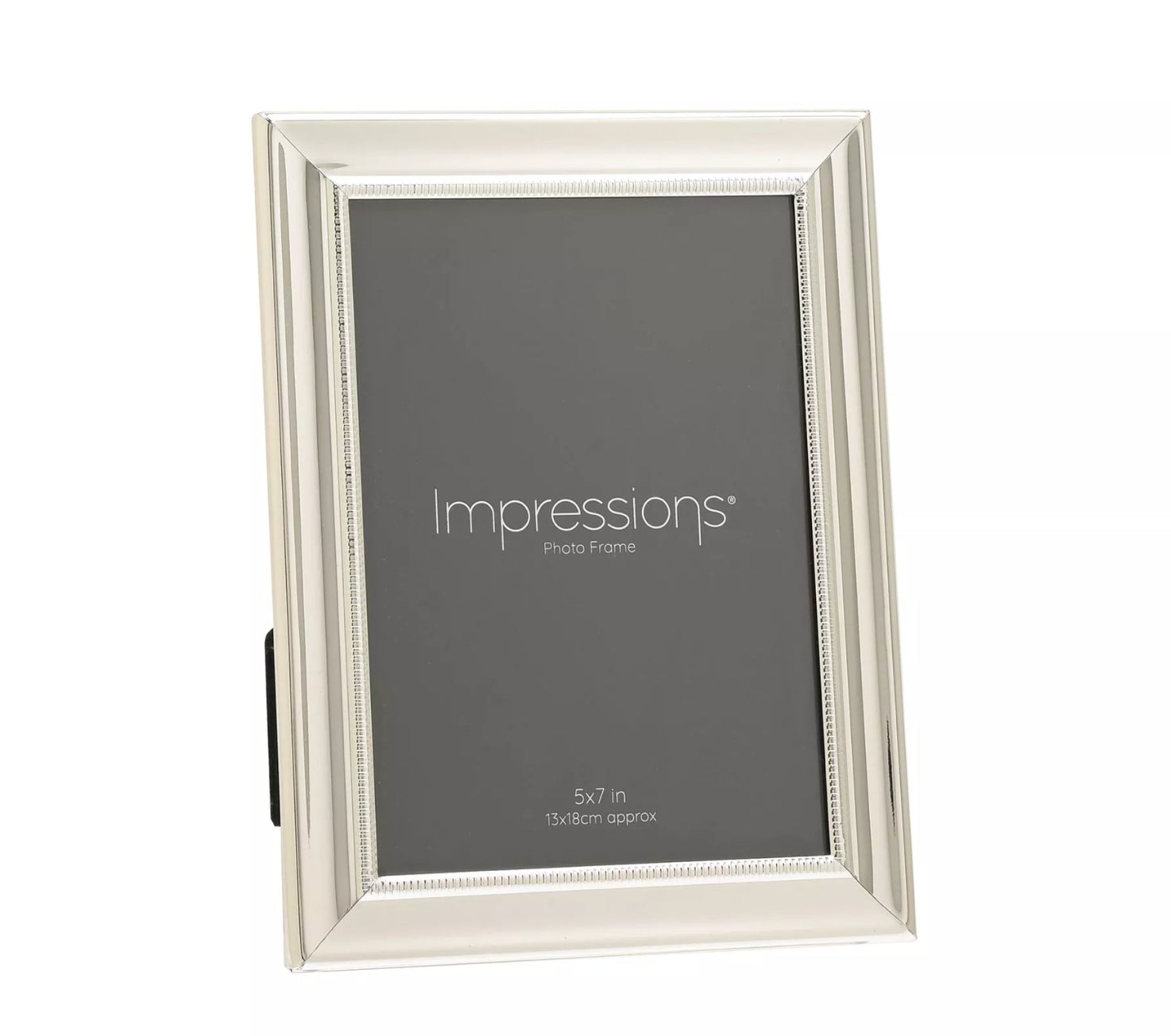 Impressions Silver Plated Single Beaded Frame 5x7