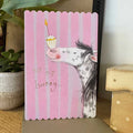Alex Clark Card Horse And Cup Cake Birthday