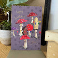 Alex Clark Card Toadstools Birthday