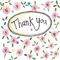 Alex Clark Card Flower Thank You