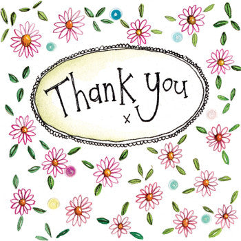 Alex Clark Card Flower Thank You