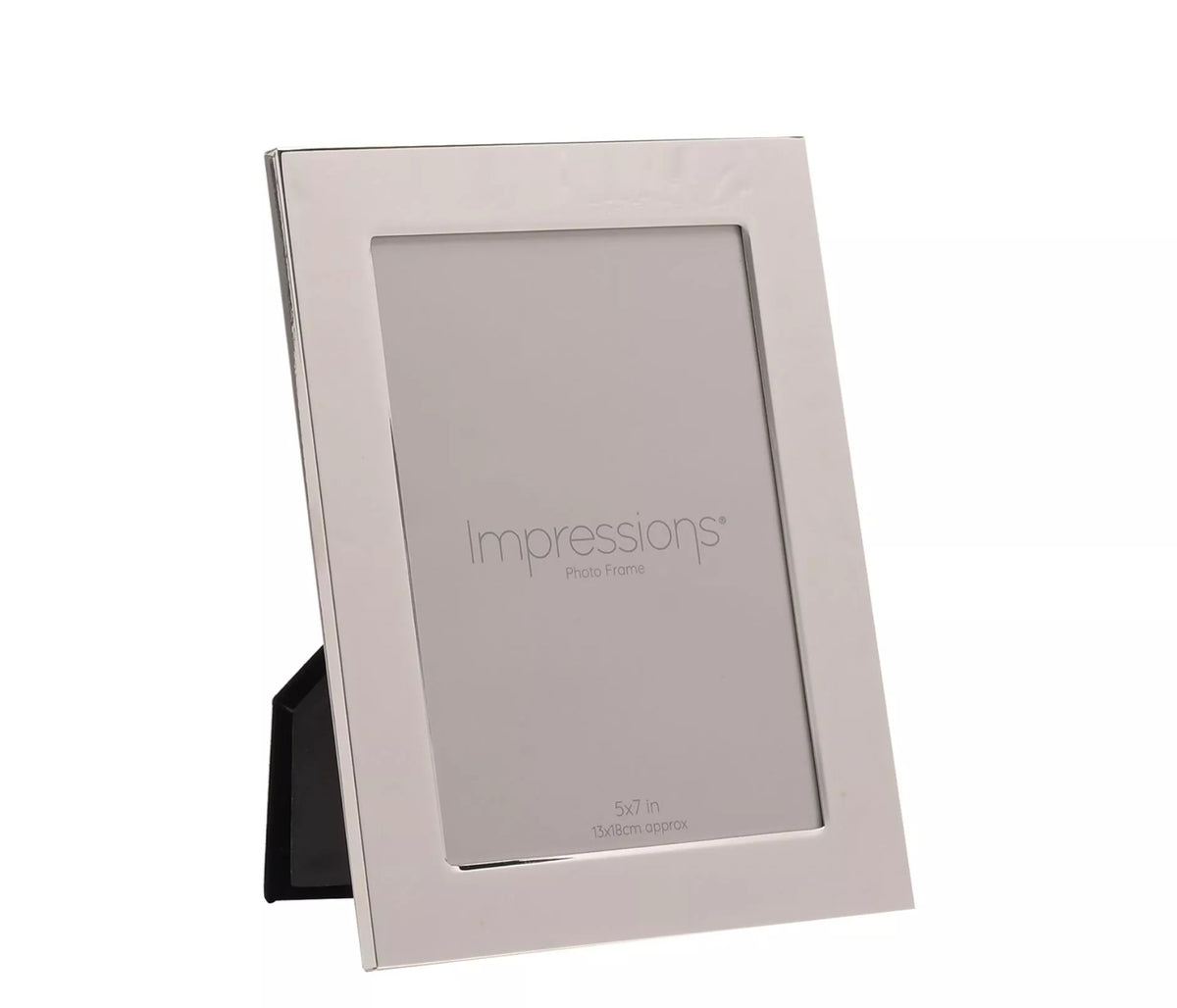 Impressions Plain Oblong Silver Plated Photoframe 5x7
