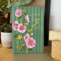 Alex Clark Card Hollyhocks Birthday