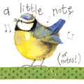 Alex Clark Card Little Note Blue Tit