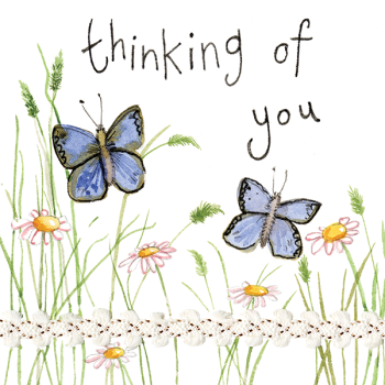 Alex Clark Card Butterflies