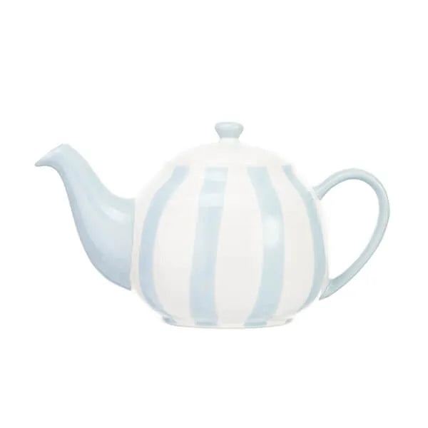 Siip Wide Vertical Stripe 2 Cup Teapot Blu