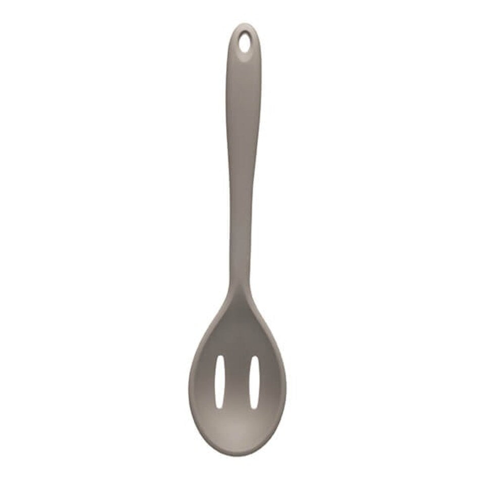Fusion Twist Silicone Slotted Spoon Grey