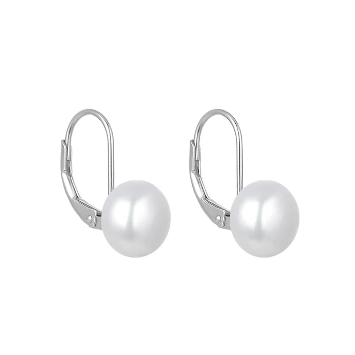 Pearl Drop Earring Silver