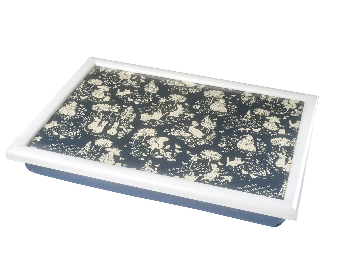 Stowgreen Lap Tray Peter Rabbit Classic Pattern Dark Blue