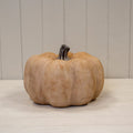 Ceramic Pumpkin Ornament Pale Orange Large