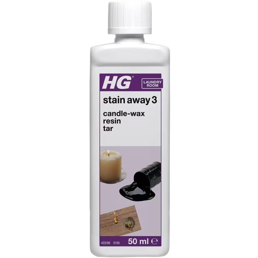 HG  Stain Away No 3 Candle Wax, Resin & Tar 50ml
