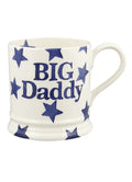 Emma Bridgewater Mug Big Daddy Big Blue Star 1 Pint