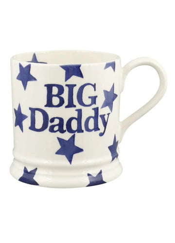 Emma Bridgewater Mug Big Daddy Big Blue Star 1 Pint