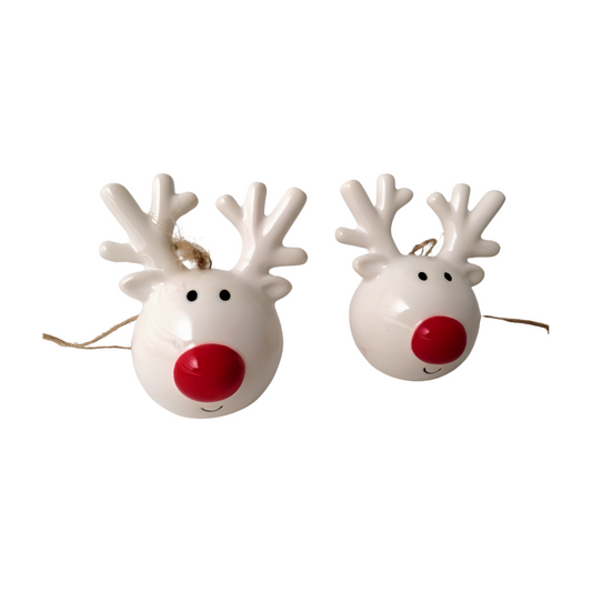 Reindeer Head Christmas Decoration