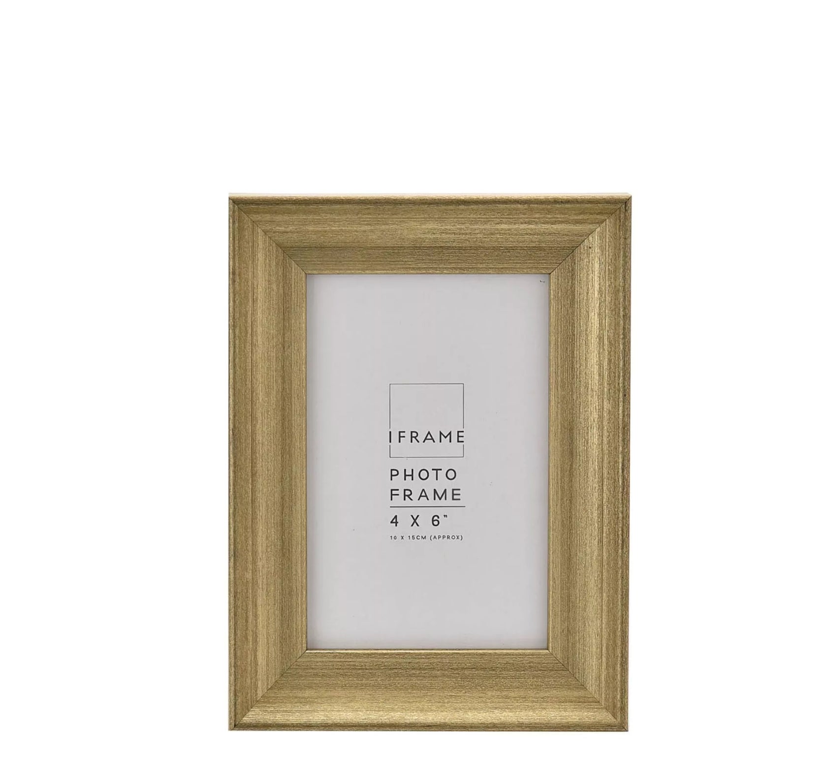 Iframe Traditional Profile Brushed Gold 4 x 6