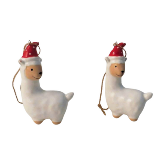 Llama Christmas Tree Decoration