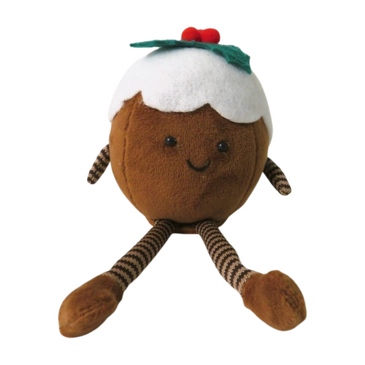 Sitting Christmas Pudding Decoration