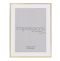 Impressions Brushed Brass Finish Photo Frame 5 x 7