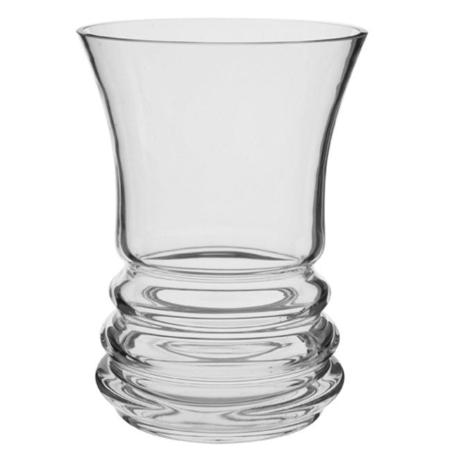 Dartington Crystal Vase Wibble Wide