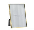 Impressions Brass Finished Photo Frame Oblong Thin 5 x 7