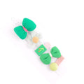 Green Set Hair Clips Pack of 5