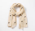 Eco Style Scarf Bumble Bee Cream