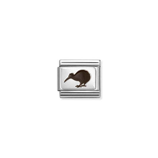 Nomination Silver Kiwi Bird New Zealand Composable Charm 330206/47