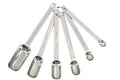 MasterClass Stainless Steel 6 Piece Measuring Spoon Set