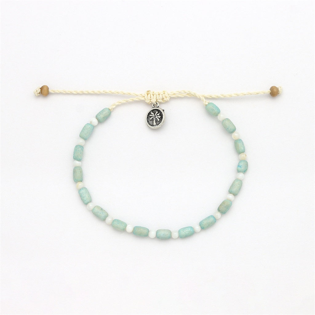 Pineapple Island Light Green Anklet