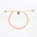 Pineapple Island Light Peach Bead Anklet