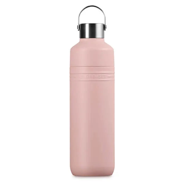 Le Creuset On The Go Insulated Water Bottle Shell Pink 1 Litre