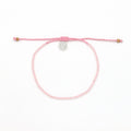 Pineapple Island Small Bead Light Pink Anklet