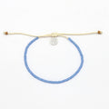 Pineapple Island Small Bead Blue Anklet