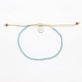 Pineapple Island Small Bead Turquoise Anklet
