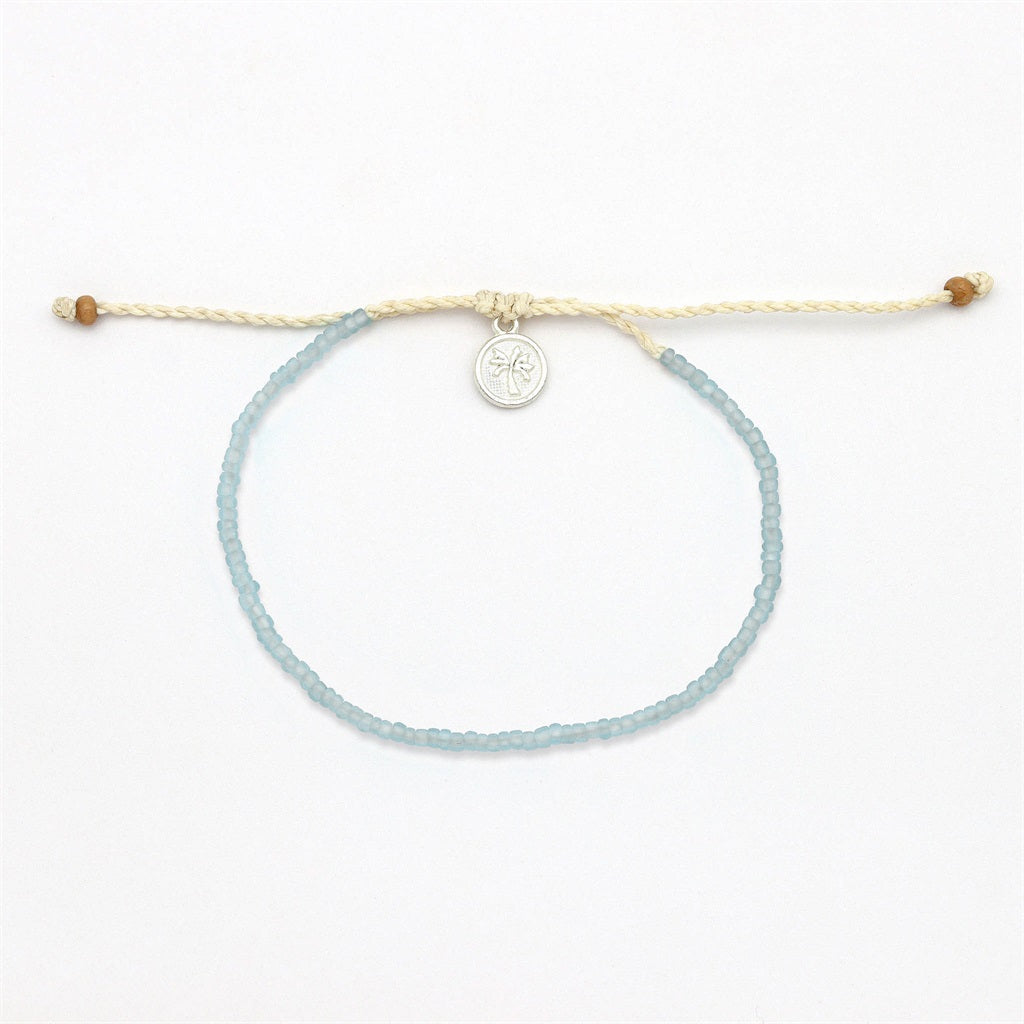 Pineapple Island Small Bead Turquoise Anklet