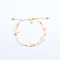 Pineapple Island Sagara Hati Beaded Charm Bracelet Natural