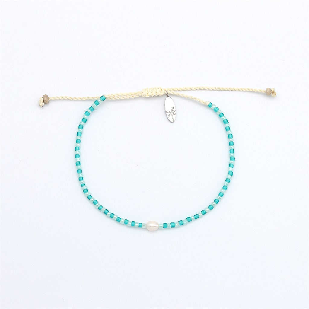 Pineapple Island Mutiara Dainty Beaded Pearl Bracelet Greens