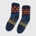 Men’s Fairisle Slipper Socks - Blue