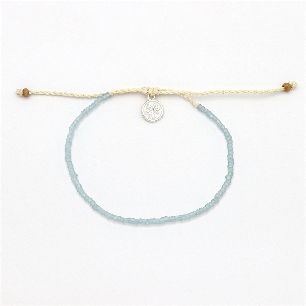 Pineapple Island Small Bead Bracelet Light Blue