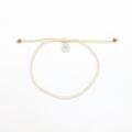 Pineapple Island Small Bead Bracelet White