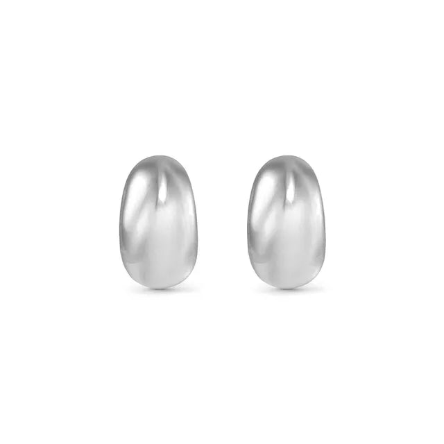 Nomination Eccelettica Small Moon Earrings in Steel