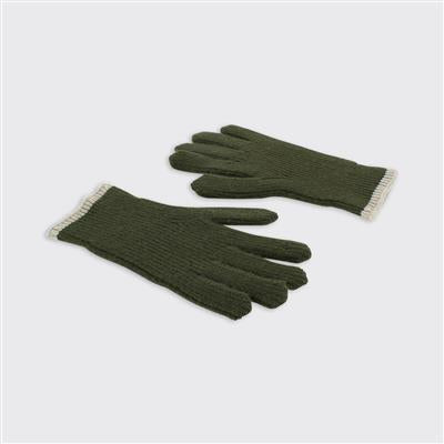 Men’s Ribbed Gloves - Khaki