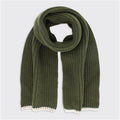 Men’s Ribbed Scarf - Khaki