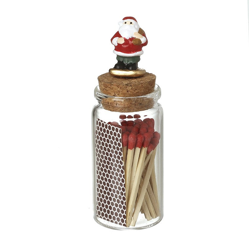 Heaven Sends Santa Top Jar For Matches