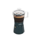La Cafetiere Verona Espresso Maker Green Glass & Aluminium