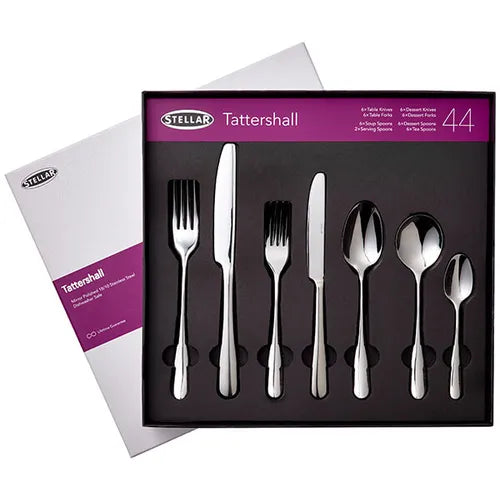 Stellar Tattershall Cutlery Set 44 Pieces
