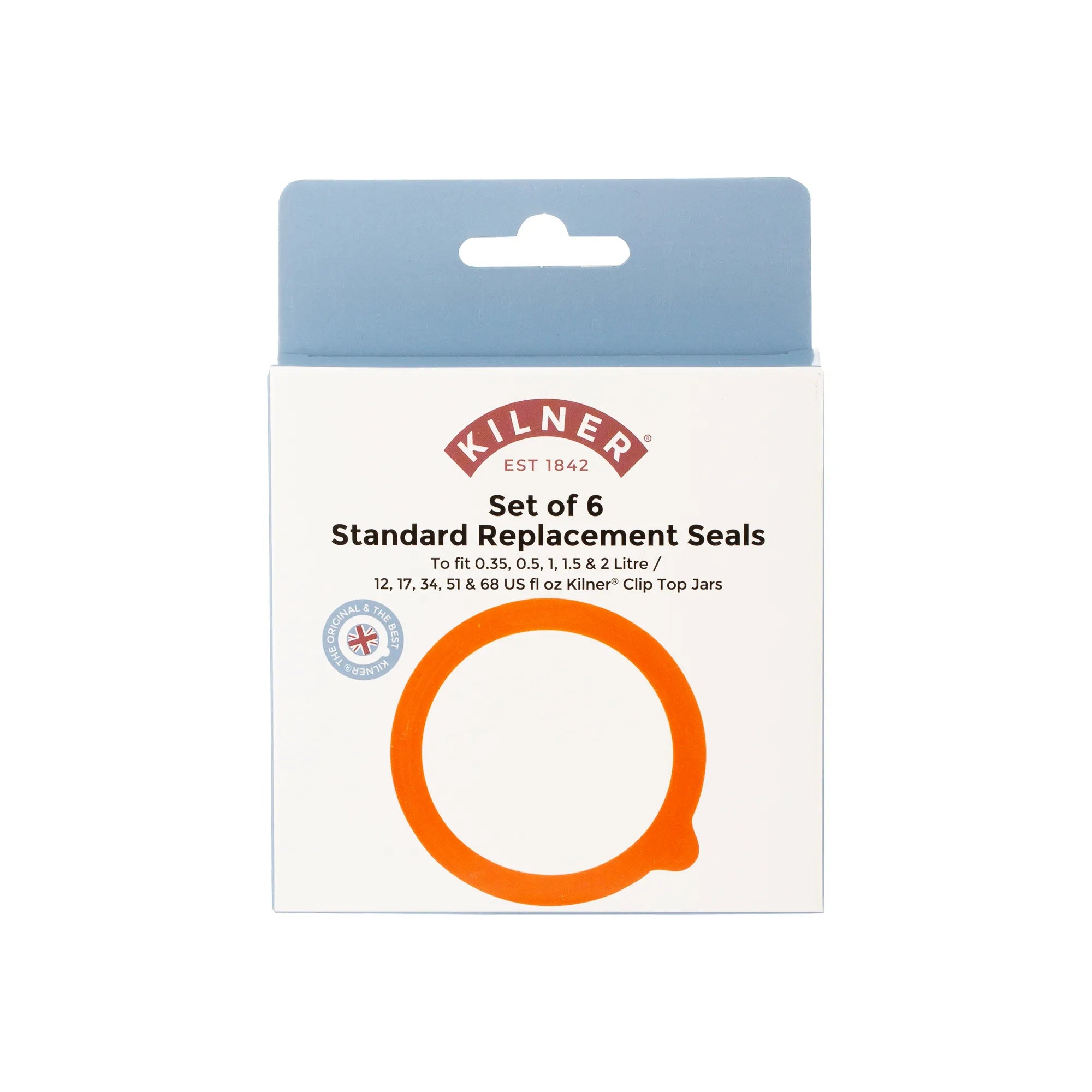 Kilner Rubber Seals 0.35-2ltr 6 Pack