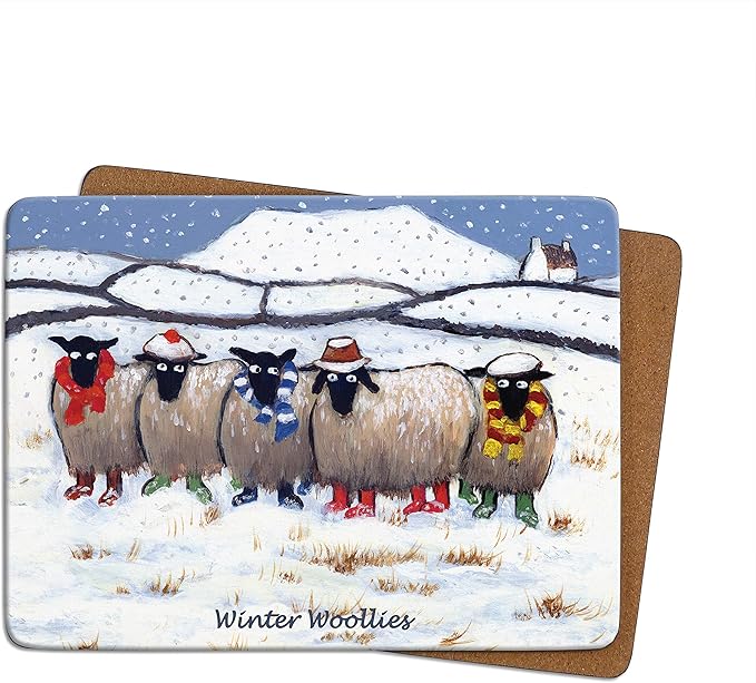 Thomas Joseph Winter Woollies Single Table Mat
